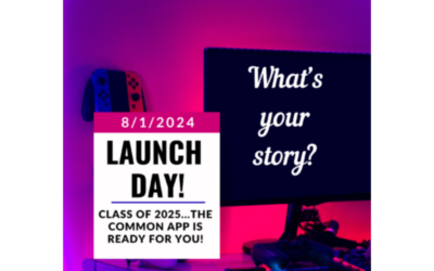 Common App Launch Day! Class of 2025 Tips